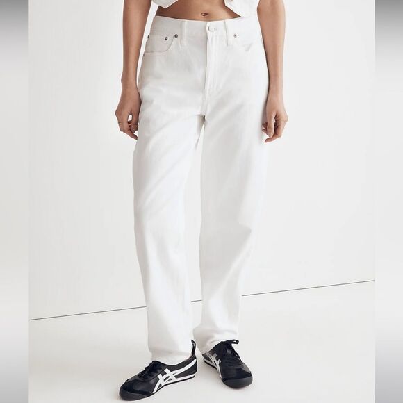 Madewell NWT The Petite Slouchy Boyjean Size 28P Low Rise - Picture 1 of 10